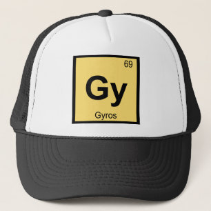Boné Gy - Símbolo de Mesa Periódica de Química da Gy