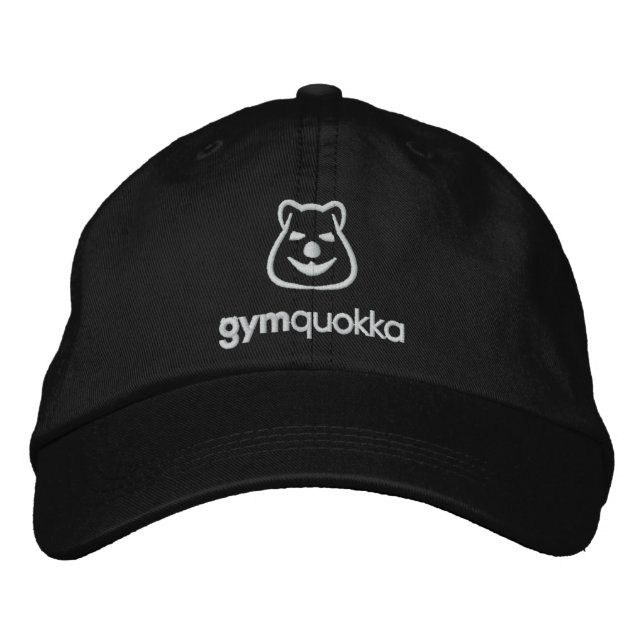 Boné Gymquokka Signature White Logo Cap (Frente)