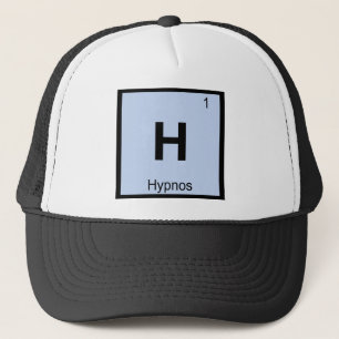 Boné H - Hipnos Símbolo da Tabela Periódica Química Gre