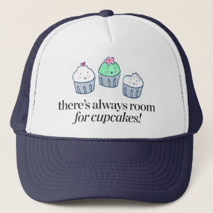 Boné Há sempre uma sala para cupcakes