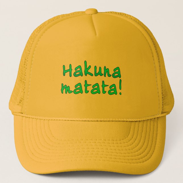 Boné Hakuna Matata em t-shirt, Hoodies, canecas (Frente)