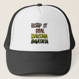 Boné Hakuna Matata Mantém Os Presentes Reais