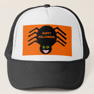 Boné Halloween de aranha negra