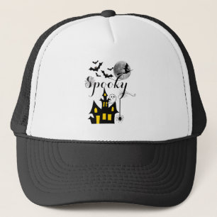 Boné Halloween Spooky Spider morcego bruxa assombrada