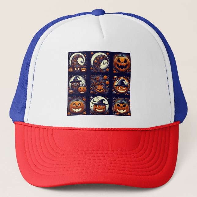 Boné Halloween Trucker Hat (Frente)