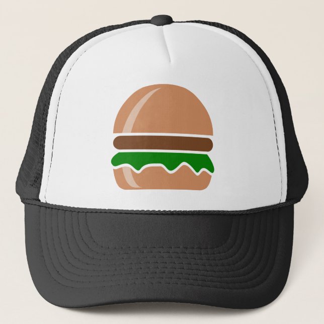 Boné hambúrguer comida rápido sanduíche (Frente)