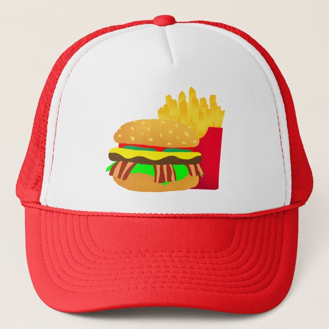 Boné Hamburguer e fritadas (Frente)