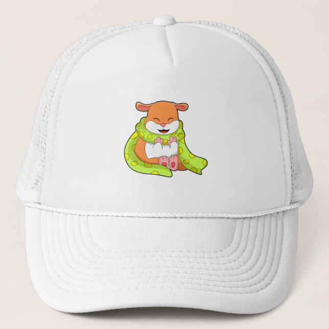 Boné Hamster com Cachecol (Frente)
