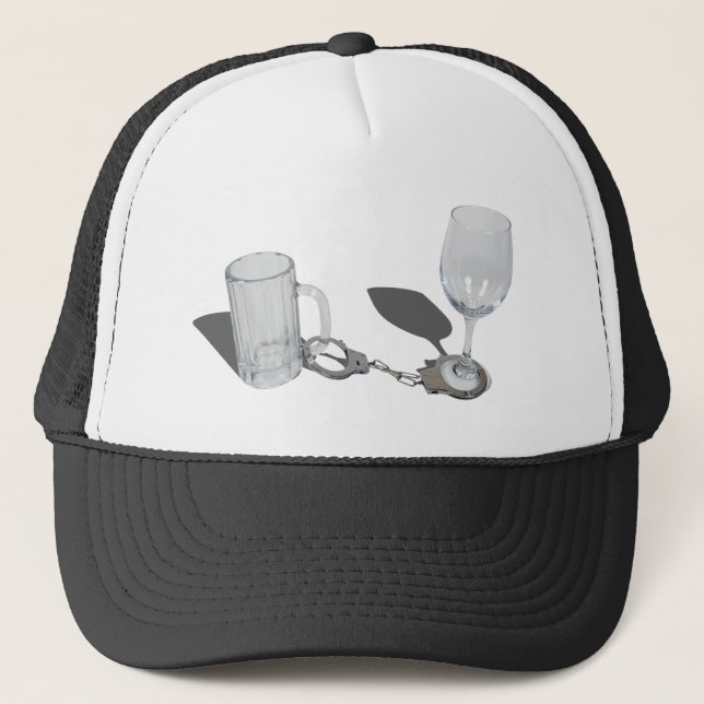 Boné HandcuffsBeerSteinWineGlass112611 (Frente)
