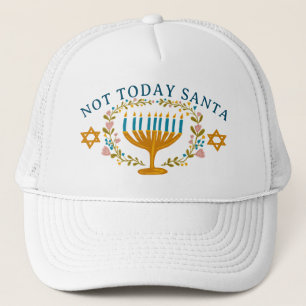 BONÉ HANUKKAH NÃO PAPAI NOEL HOJE FELIZMENTE ROUPADO PE