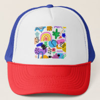Happy and colorful abstract designs