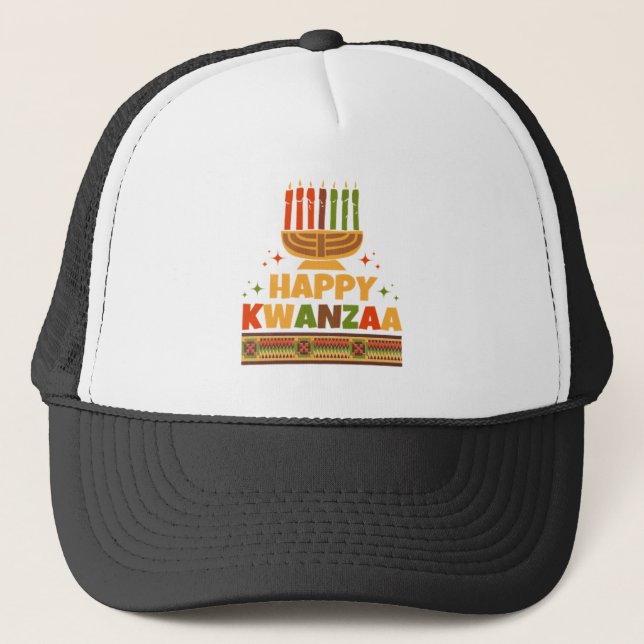 Boné Happy Kwanzaa (Frente)