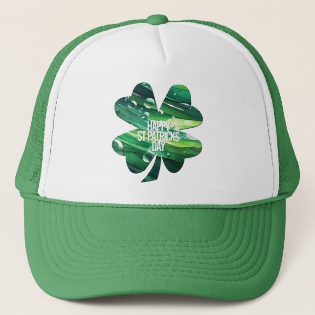 Boné Happy St Patricks Day 4 leaf clover Irish Pride  (Frente)