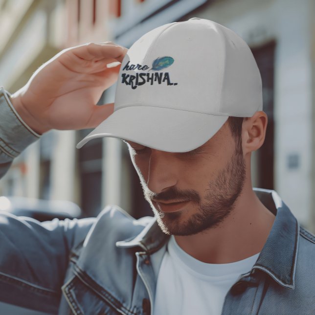 Boné "Hare Krishna" Peacock Feather Hindu (Criador carregado)