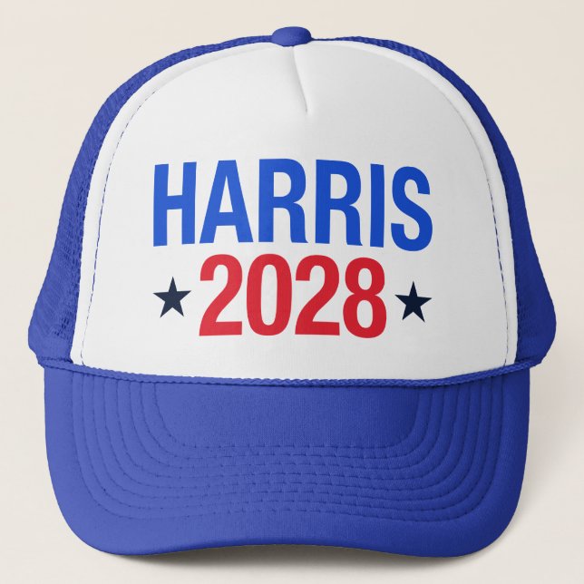 Boné Harris 2028, apoio eleitoral Kamala para o preside (Frente)