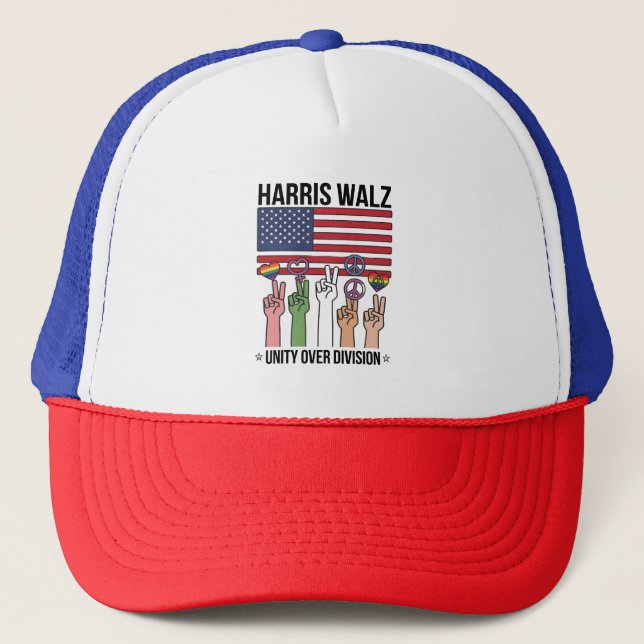 Boné Harris Waltz 2024 Unidade Sobre Divisão (Frente)