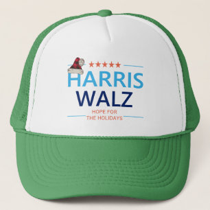 Boné Harris Walz 2024 Esperança de Natal para as Férias