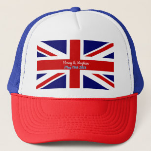 Boné Harry & Meghan, união Jack.