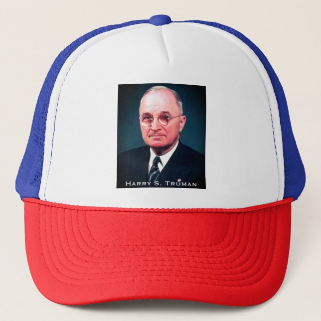 Boné Harry S. Truman, Presidente Americano e Democrata  (Frente)