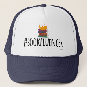 Boné Hashtag Bookinfluencer Lendo Cartoon
