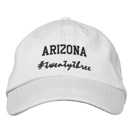 Boné Hashtag da Arizona do Estado dos EUA 2023
