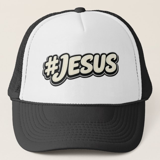 Boné Hashtag - JESUS - Cristão (Frente)