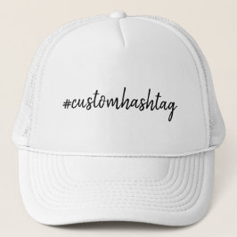 Boné Hashtag Moderno Minimalista Roteiro Mídia Social