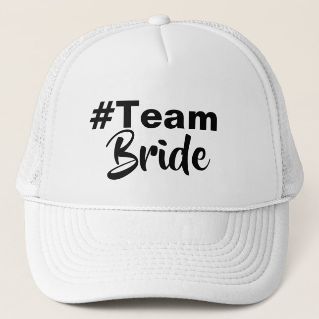 Boné Hashtag Team Bride (Frente)