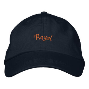 Boné Hat ajustável do Marinho personalizado com texto r
