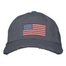 Hat American Flag Embroiderado