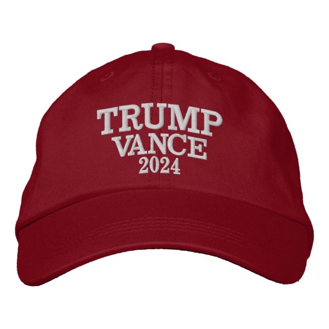 Boné Hat bordado do TRUMP VANCE 2024 (Frente)