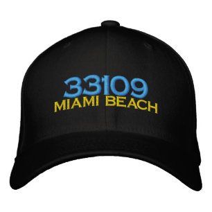 Boné Hat bordado MIAMI BEACH 33109