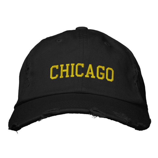 Boné Hat CHICAGO bordado (Frente)