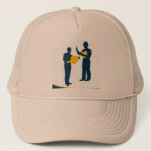 HAT CONSTRUTION QUE BEIGE PERSONALIZA