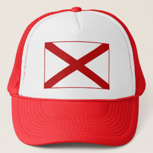 Boné Hat da Bandeira do Alabama
