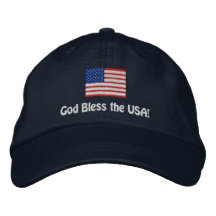 Hat de Bandeira Americana Personalizada