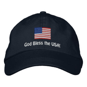 Boné Hat de Bandeira Americana Personalizada