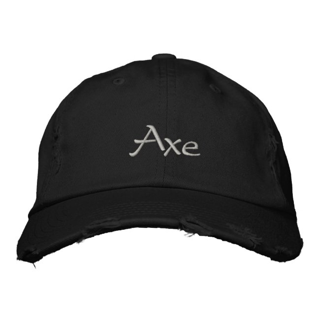 Boné Hat de bordado personalizado Ax (Frente)