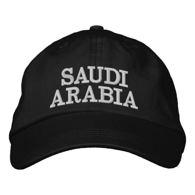 Boné Hat de bordado personalizado da Arábia Saudita (Frente)
