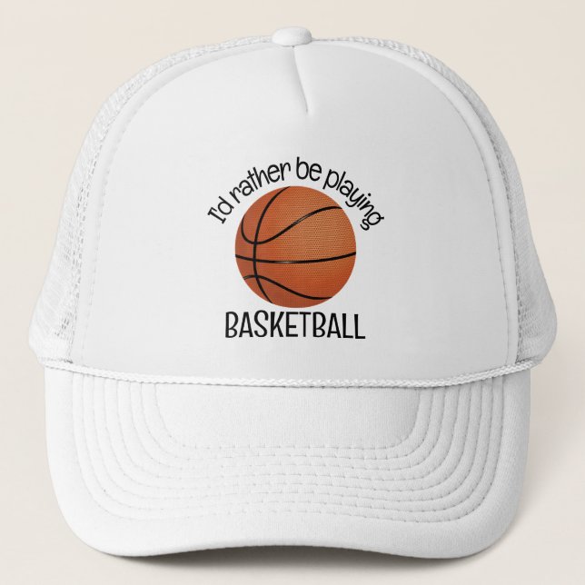 Boné Hat de Design de basquetebol (Frente)