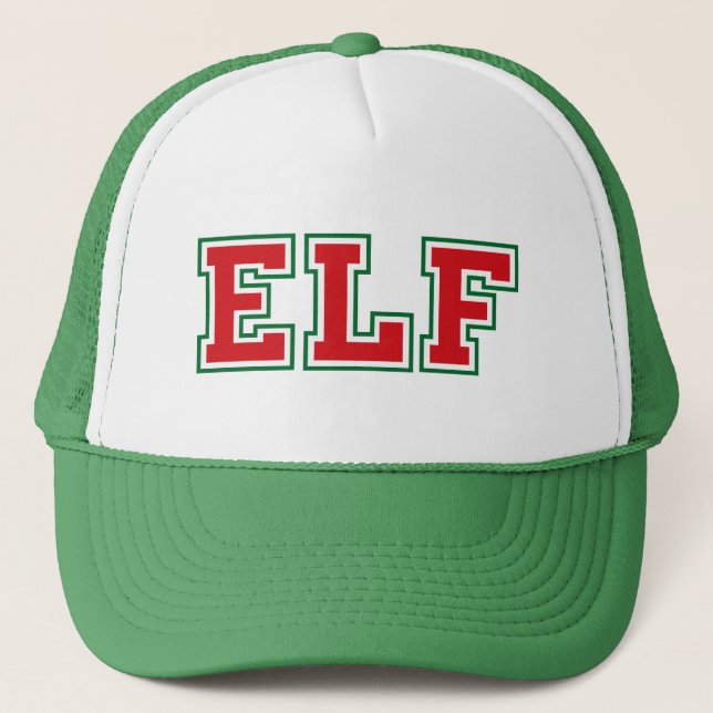 Boné Hat de Trucker Elf Elf Holiday (Frente)