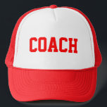 Boné Hat do Caminhoneiro da CACHE {Red}<br><div class="desc">O presente perfeito para o seu treinador!</div>