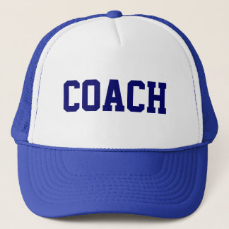 Boné Hat do caminhoneiro da COACH {Royal Blue}