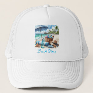 Boné Hat do Caminhoneiro da Praia