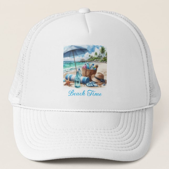 Boné Hat do Caminhoneiro da Praia (Frente)