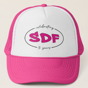 Boné Hat do caminhoneiro de 5 anos do SDF!