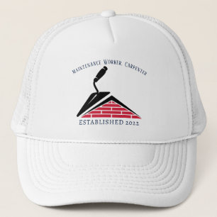 Boné Hat do Caminhoneiro de Construção