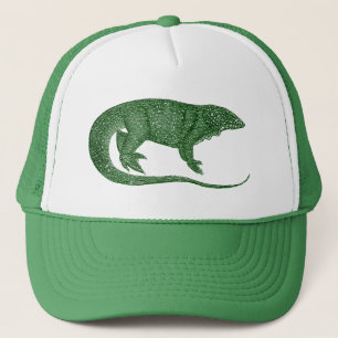 Boné Hat do Caminhoneiro de Lizard Variegado