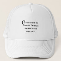 Hat do Caminhoneiro de Senso Comum