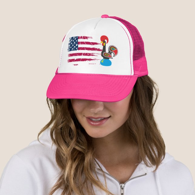Boné Hat do Caminhoneiro Português Americano (In Situ)